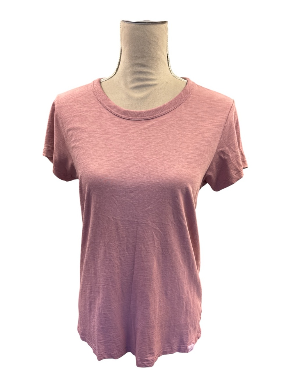 rag & bone Women's Crewneck Tee in Dusty Mauve